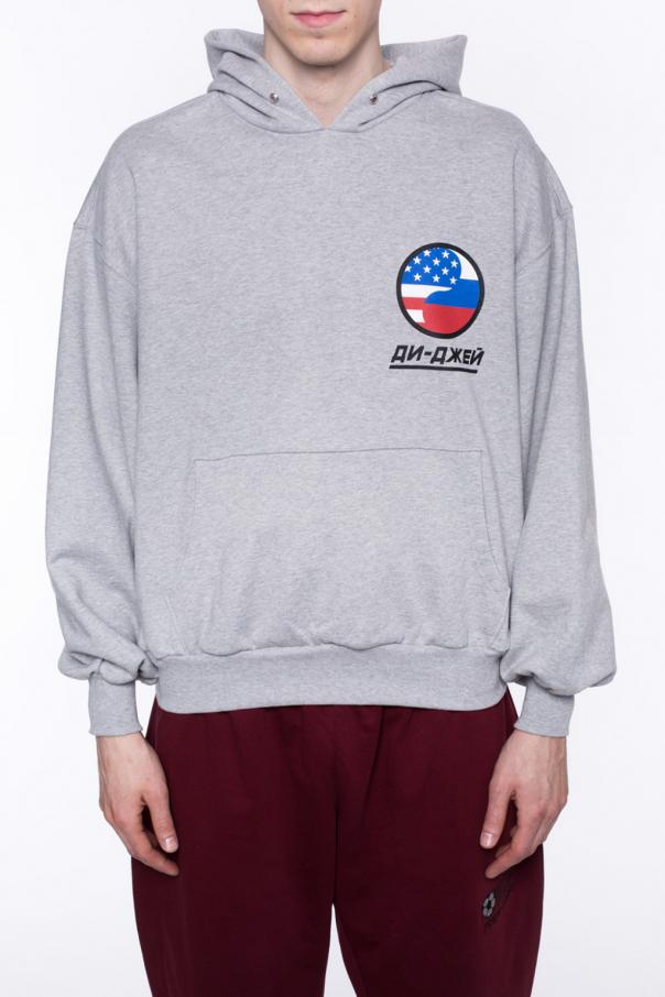 Gosha Rubchinskiy Hooded sweatshirt with logo | Men's | Vitkac